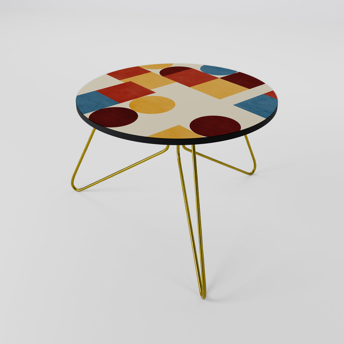 GEOMETRIC PUZZLE Couchtisch