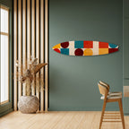 GEOMETRIC PUZZLE Deko-Surfboard
