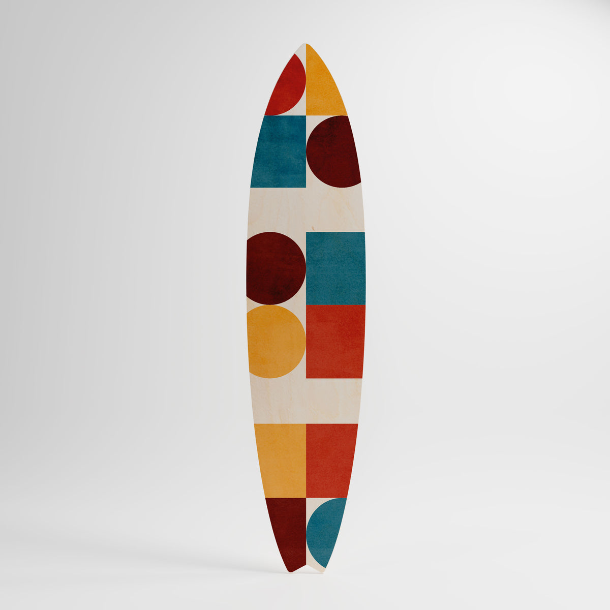 GEOMETRIC PUZZLE Deko-Surfboard