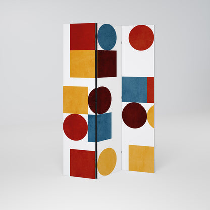 GEOMETRIC PUZZLE 3-teiliger Paravent