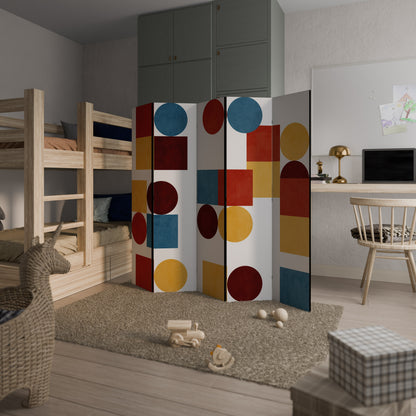 GEOMETRIC PUZZLE 5-teiliger Paravent
