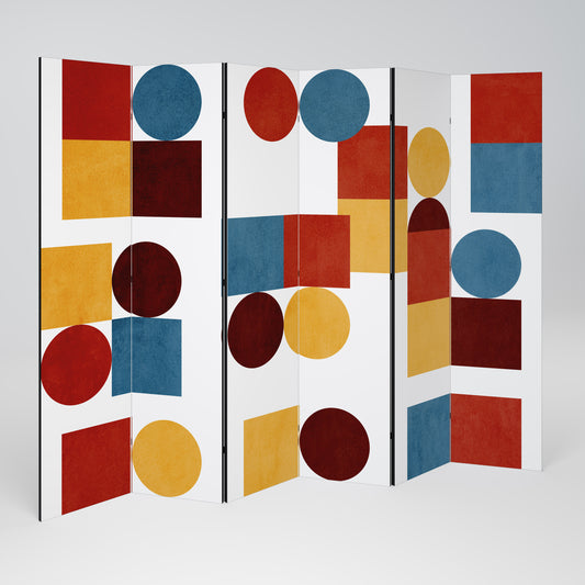 GEOMETRIC PUZZLE 6-teiliger Paravent