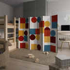 GEOMETRIC PUZZLE Dekorativer Paravent - 6-teilig