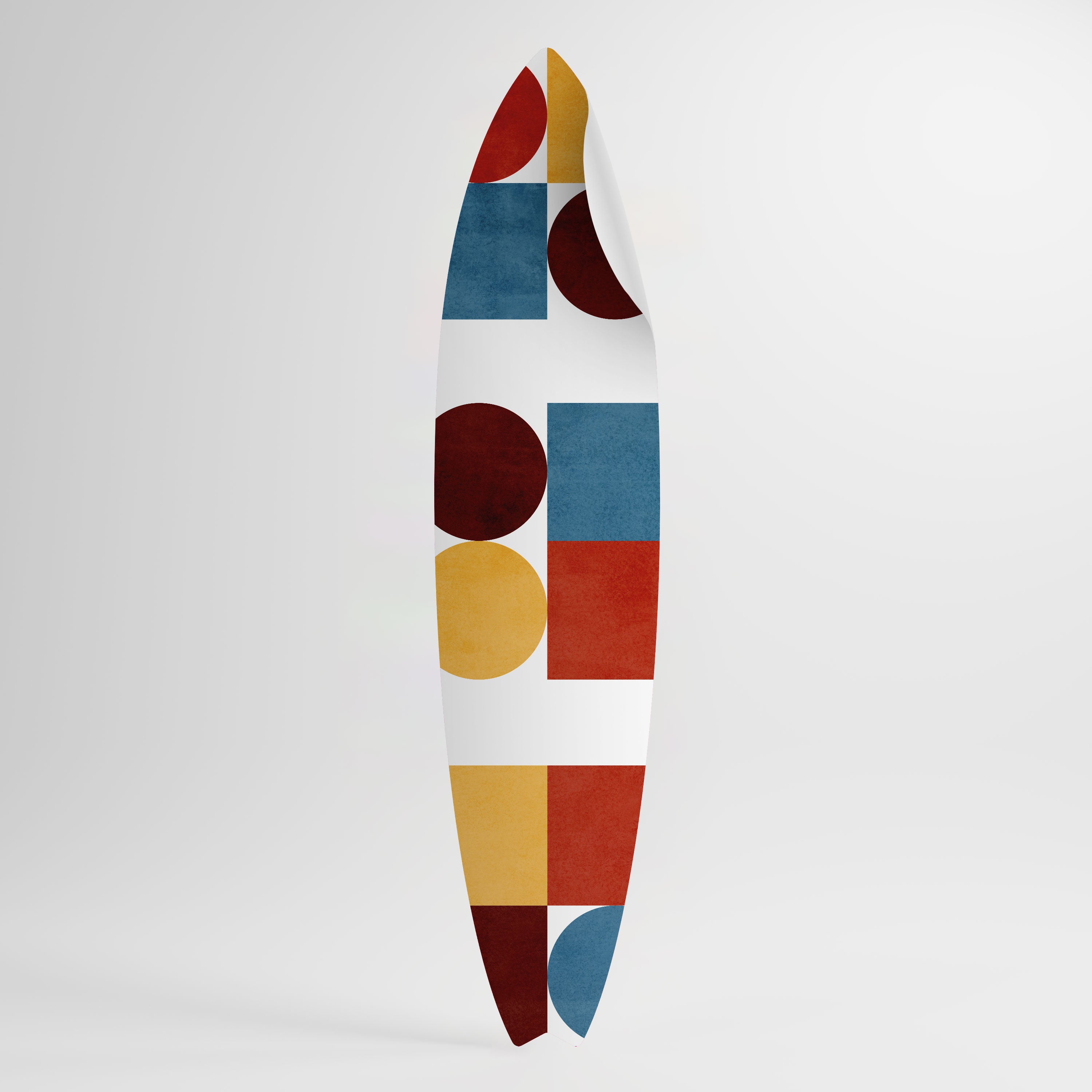 GEOMETRIC PUZZLE Peel and Stick Surfboard Sticker