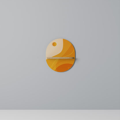 ORANGE ARRANGEMENT Dekoratives Wandregal