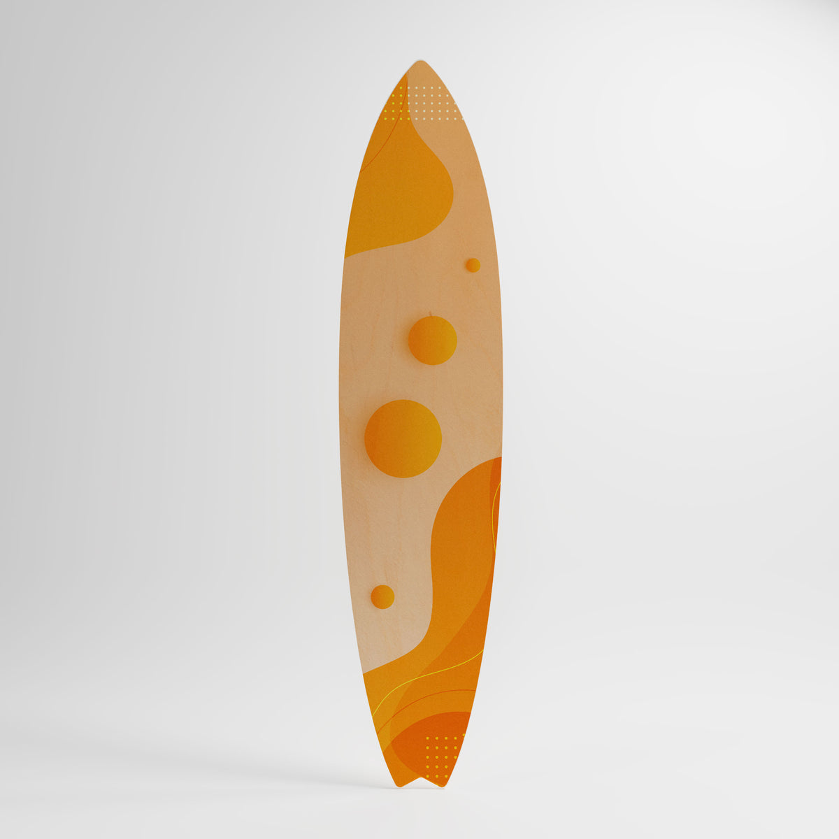 ORANGE ARRANGEMENT Deko-Surfboard