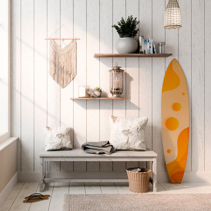 ORANGE ARRANGEMENT Deko-Surfboard