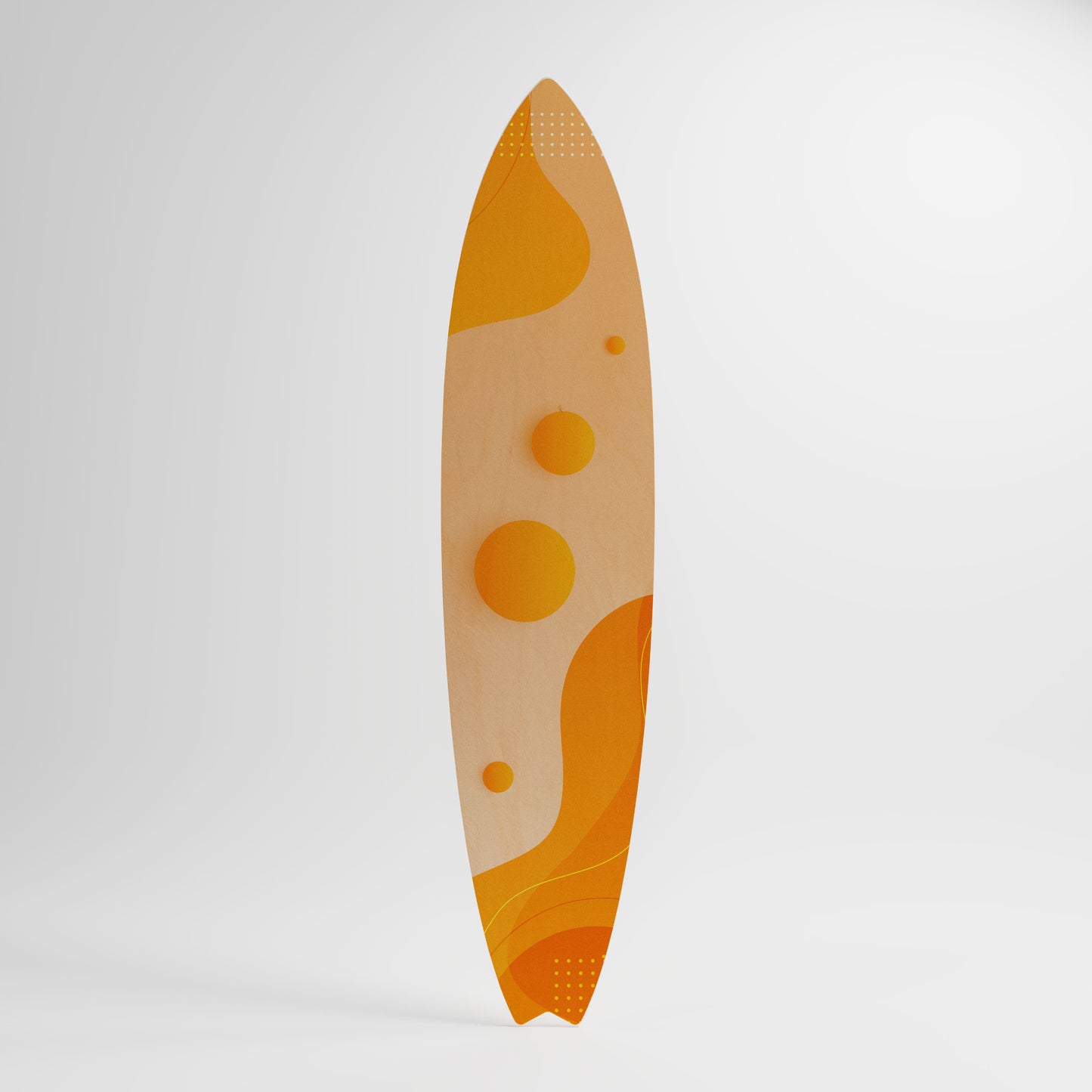 ORANGE ARRANGEMENT Deko-Surfboard