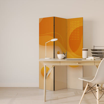 ORANGE ARRANGEMENT 3-teiliger Paravent