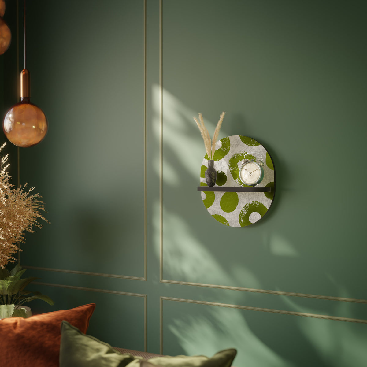 GREEN RHAPSODY Dekoratives Wandregal