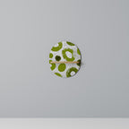 GREEN RHAPSODY Ovales Kunstregal in Eiche-Optik