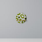 GREEN RHAPSODY Rundes Kunstregal in Eiche-Optik