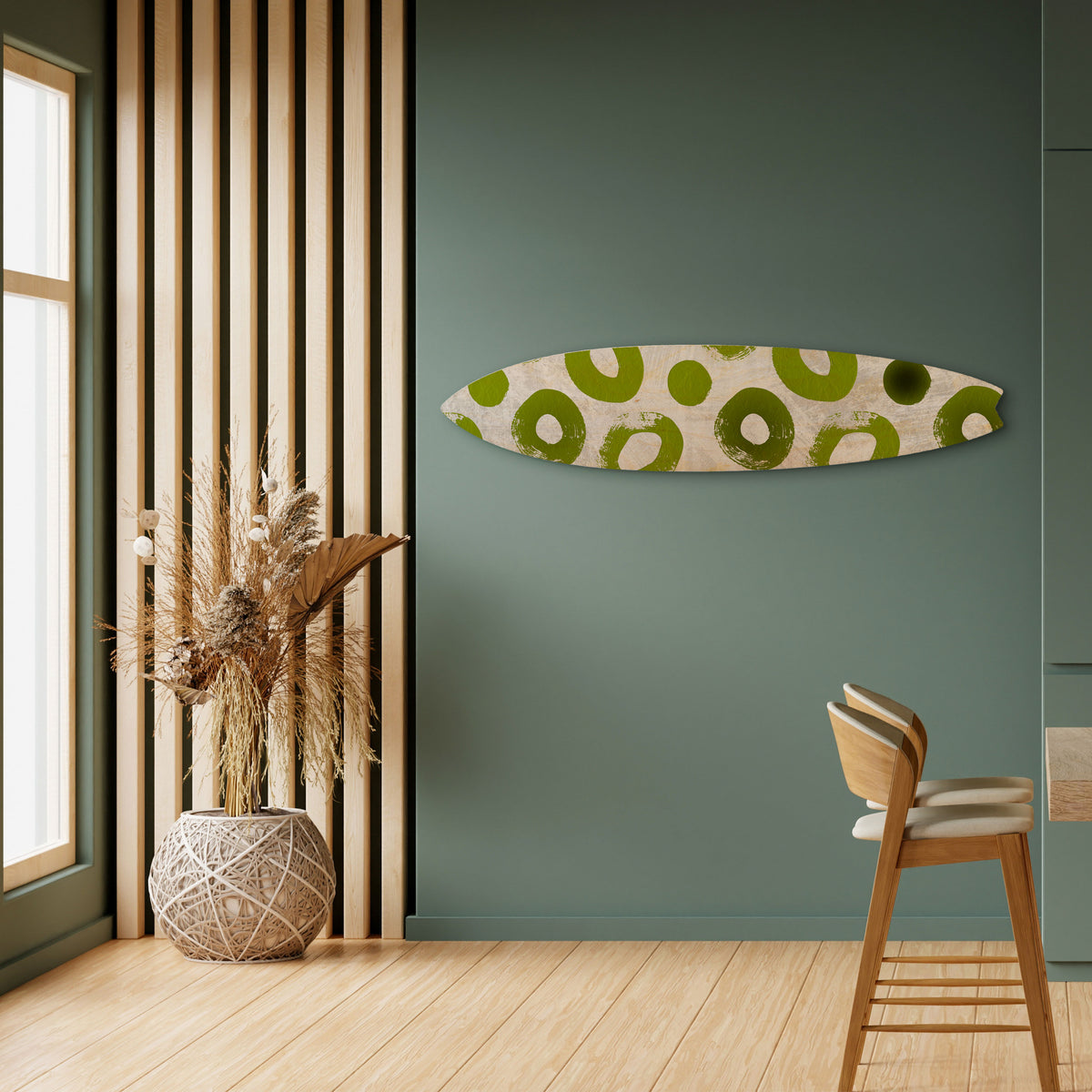 GREEN RHAPSODY Deko-Surfboard