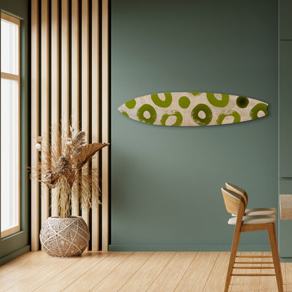 GREEN RHAPSODY Deko-Surfboard