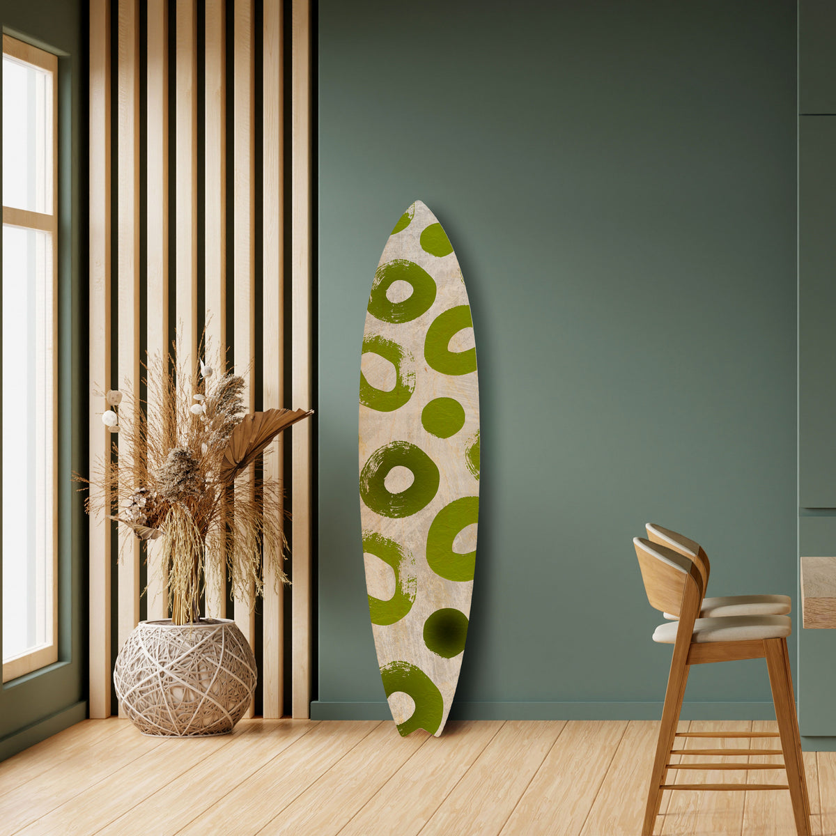 GREEN RHAPSODY Deko-Surfboard