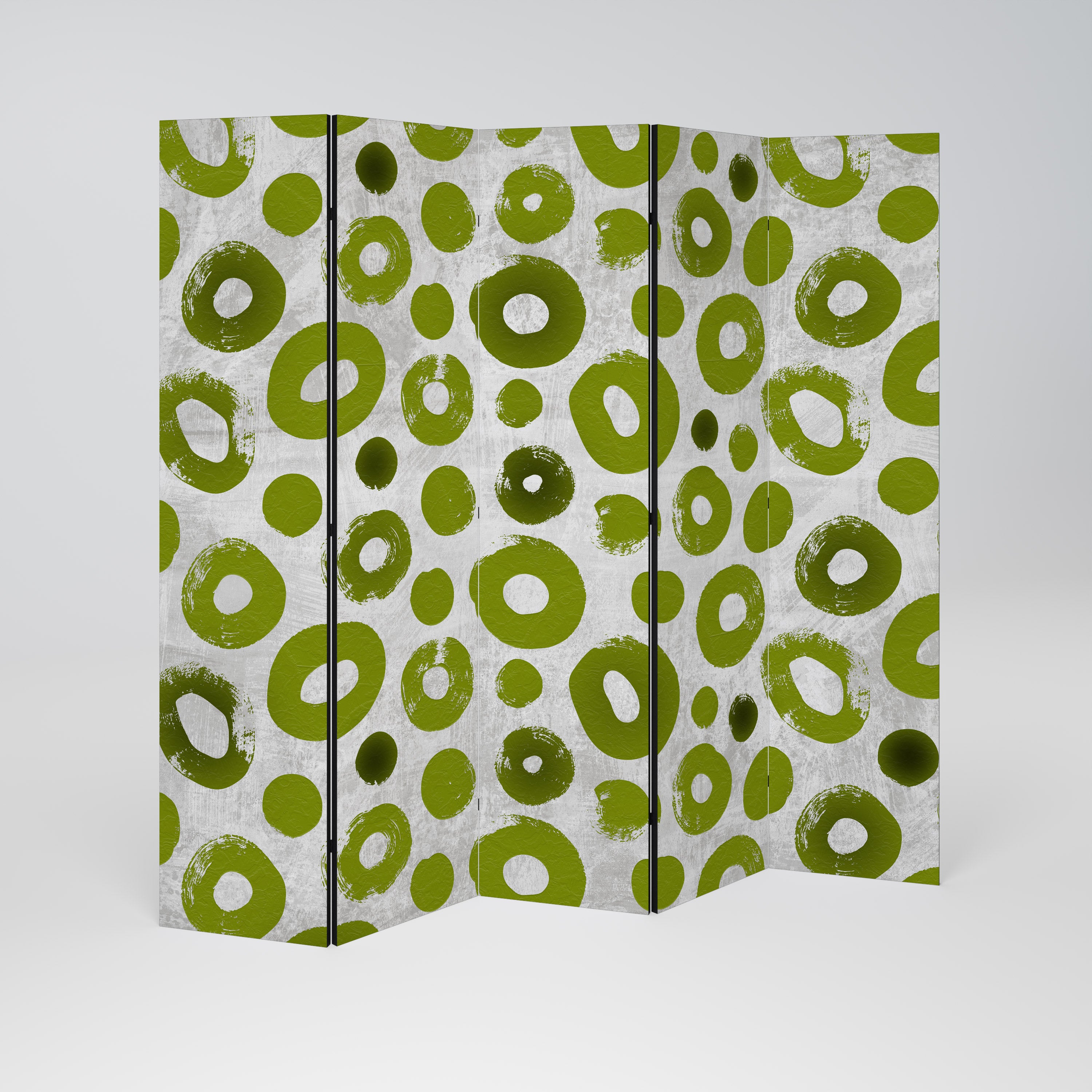 GREEN RHAPSODY 5-teiliger Paravent