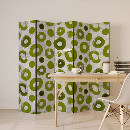 GREEN RHAPSODY 5-teiliger Paravent