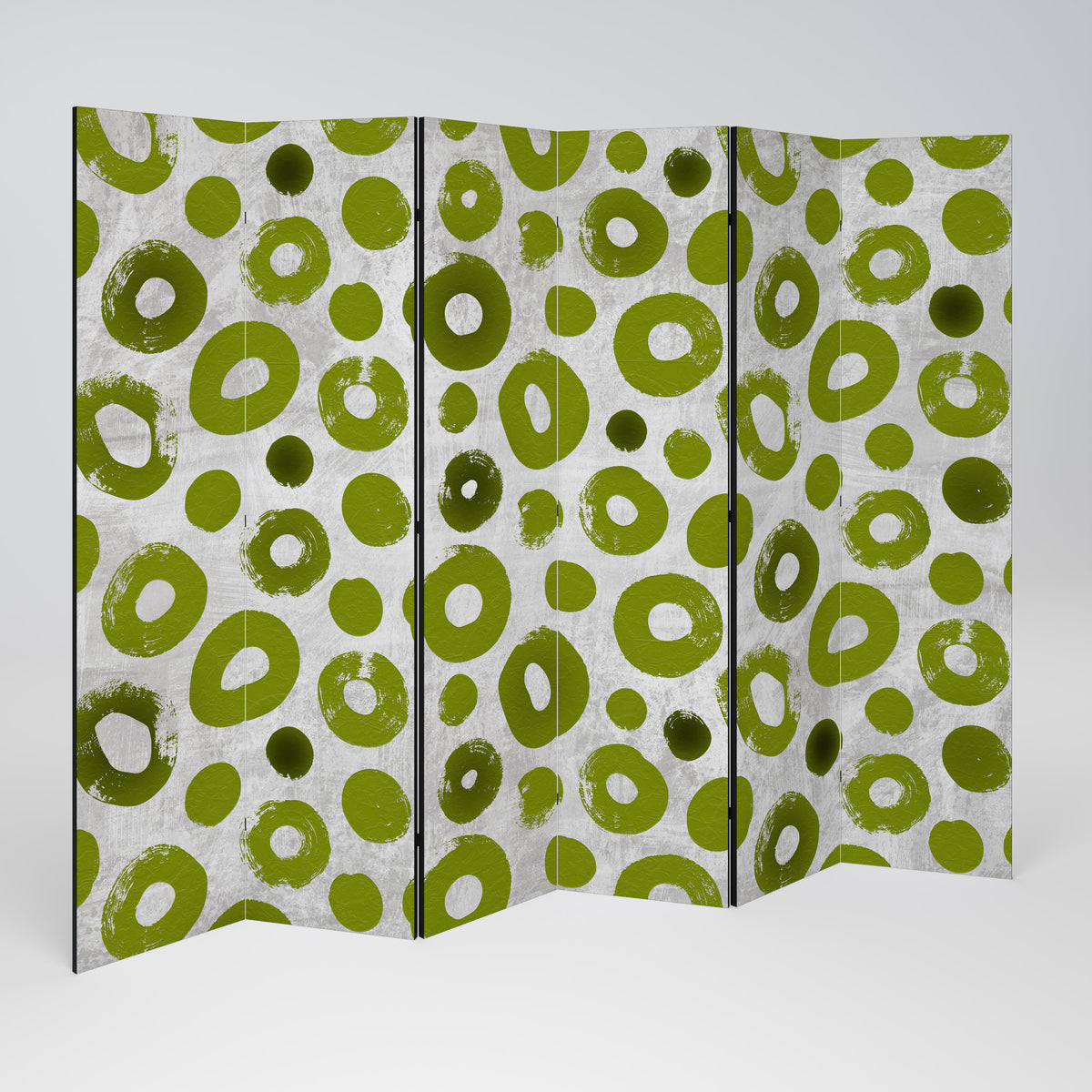 GREEN RHAPSODY 6-teiliger Paravent