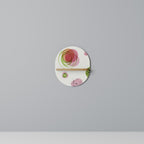 COLORFUL COSMOS Ovales Kunstregal in Eiche-Optik