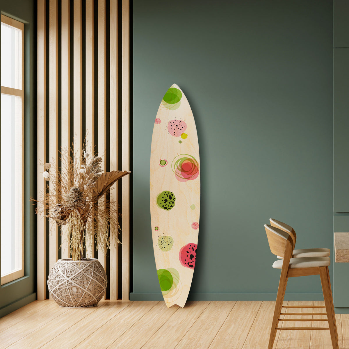 COLORFUL COSMOS Deko-Surfboard