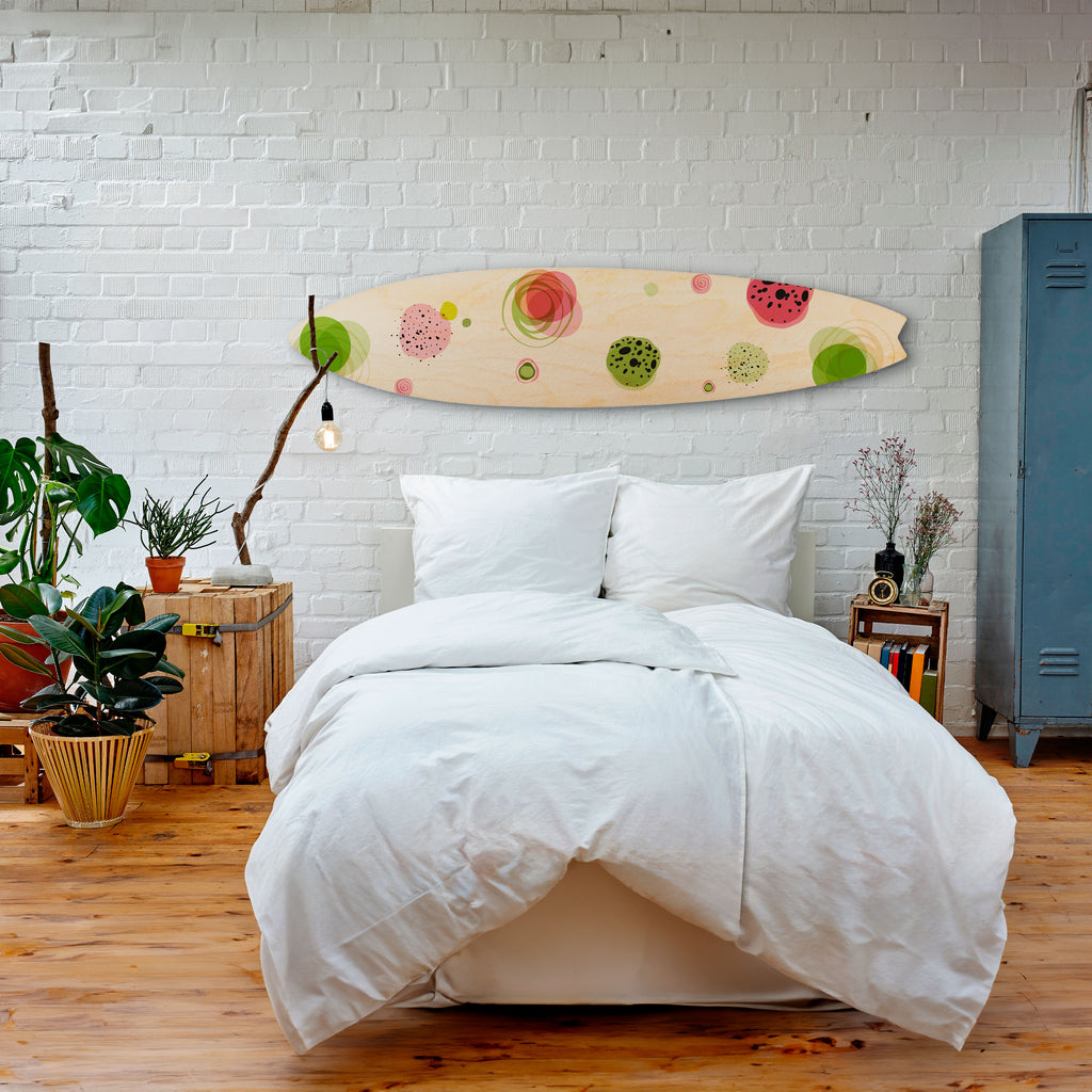 COLORFUL COSMOS Deko-Surfboard