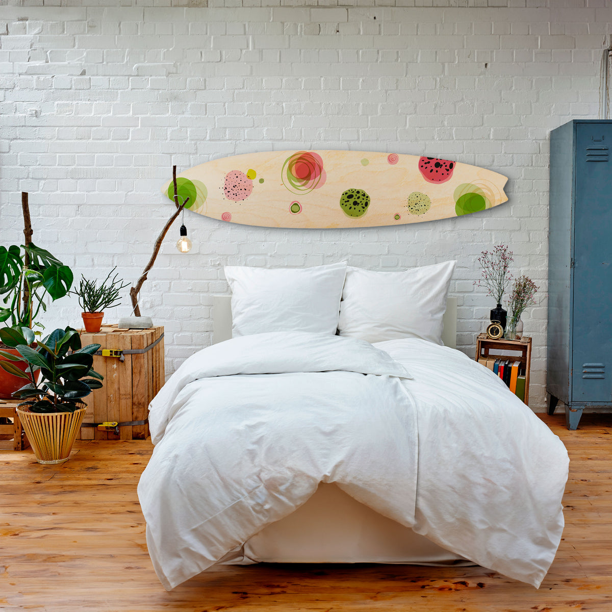 COLORFUL COSMOS Deko-Surfboard