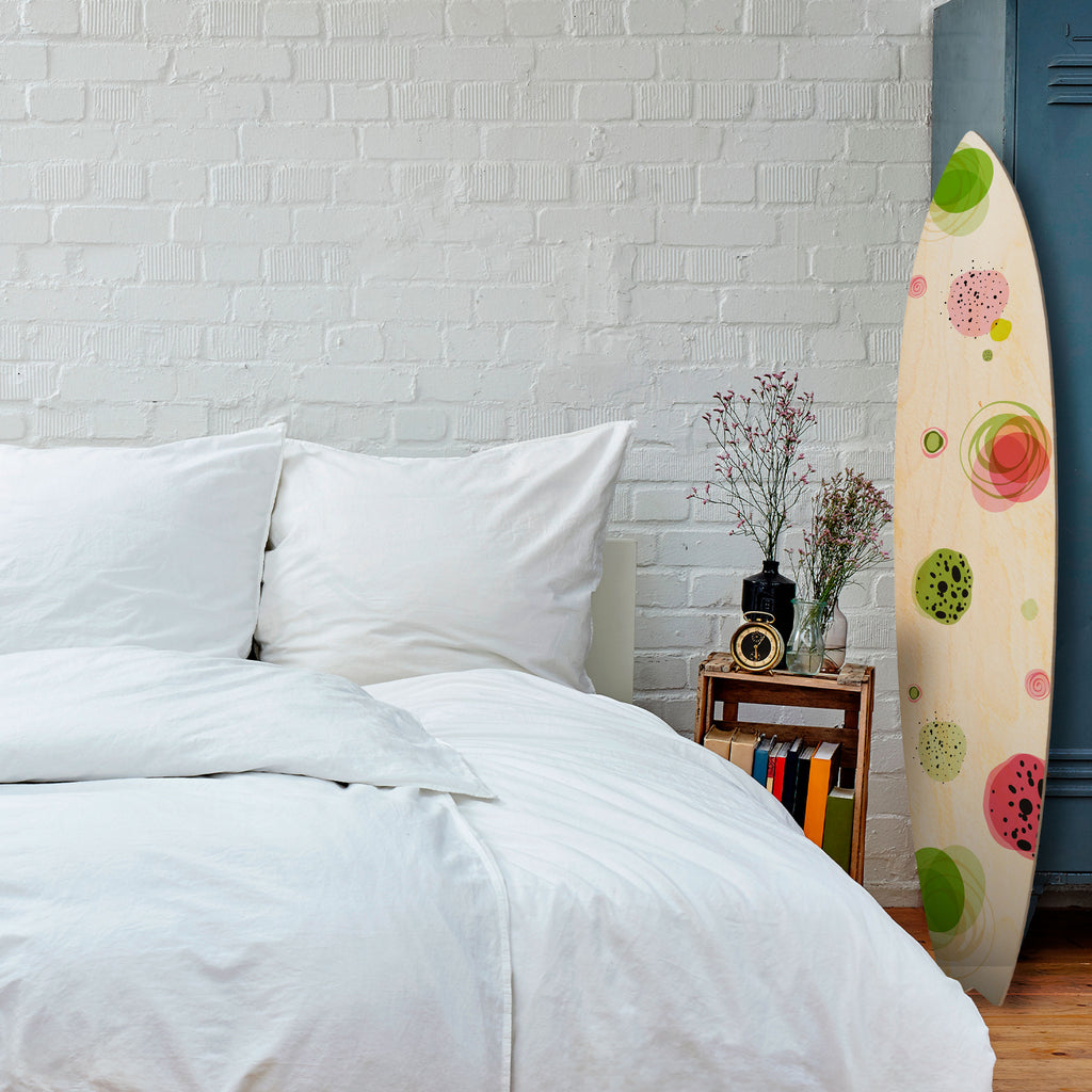 COLORFUL COSMOS Deko-Surfboard