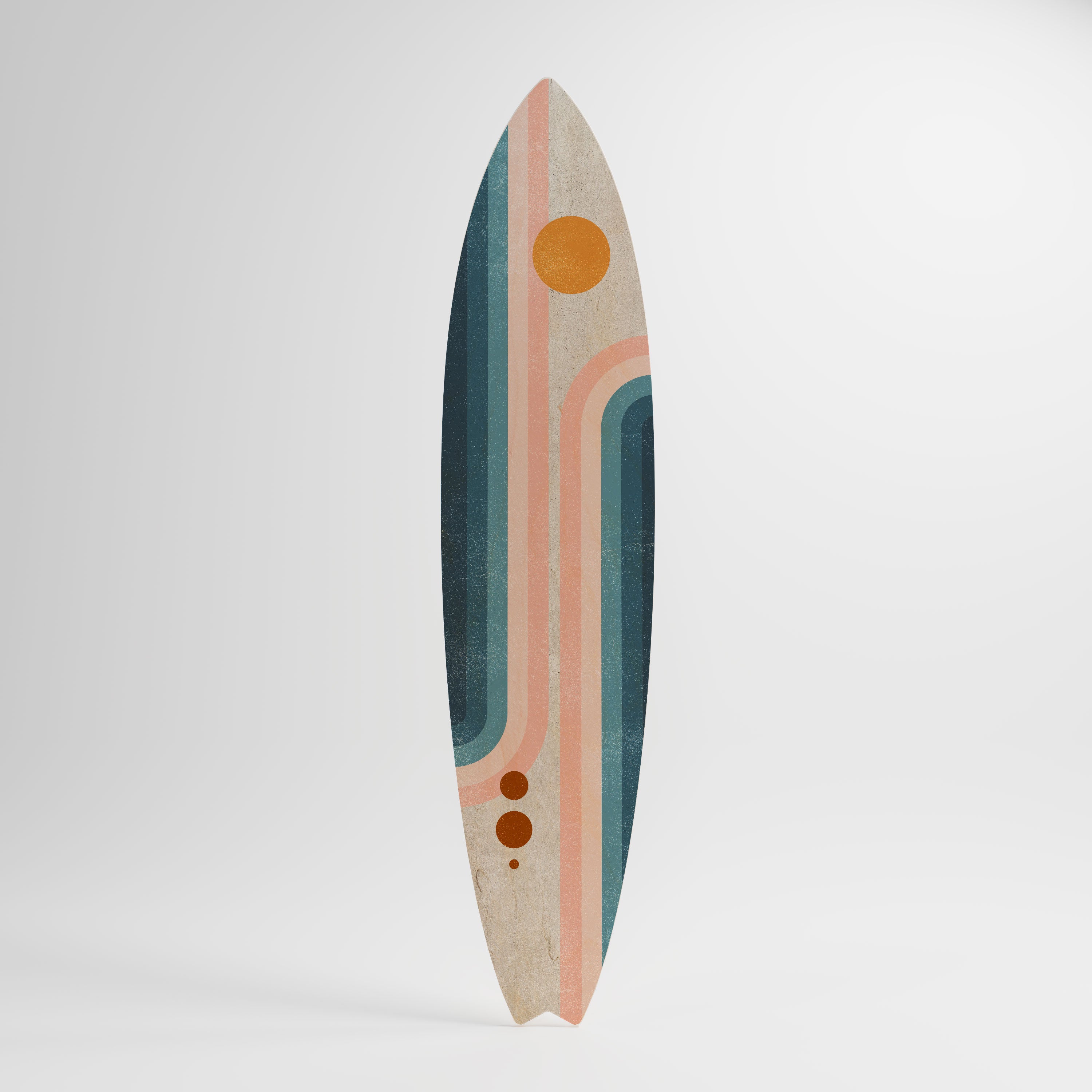 TWO HALVES Deko-Surfboard