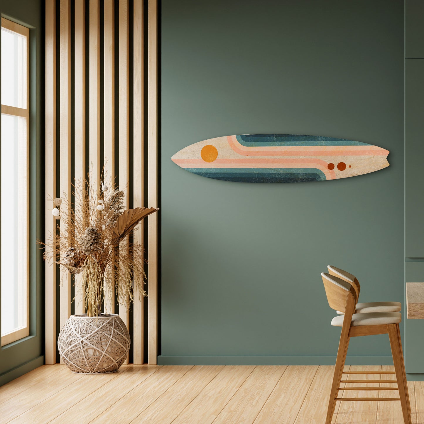 TWO HALVES Deko-Surfboard