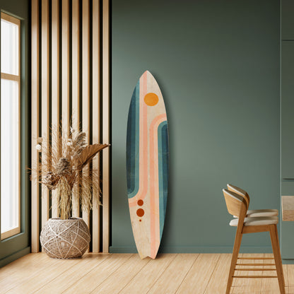 TWO HALVES Deko-Surfboard