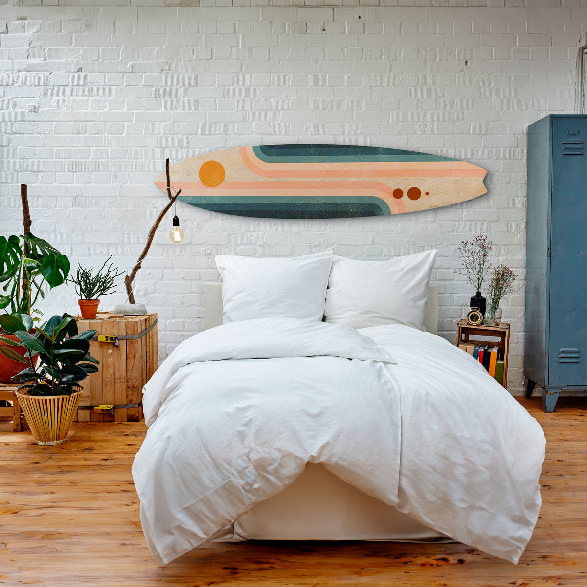 TWO HALVES Deko-Surfboard