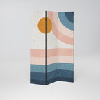 TWO HALVES Dekorativer Paravent - 3-teilig