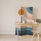 TWO HALVES Dekorativer Paravent - 3-teilig