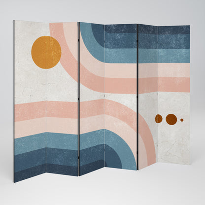 TWO HALVES 6-Panel Room Divider