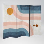 TWO HALVES Dekorativer Paravent - 6-teilig