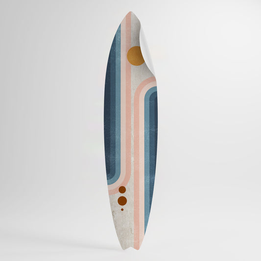 TWO HALVES Surfboard-Wandsticker