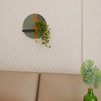 SIMPLE SOLUTIONS Rundes Kunstregal in Schwarz