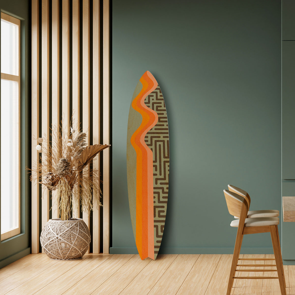 SIMPLE SOLUTIONS Surfboard Decorative Panel
