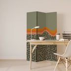 SIMPLE SOLUTIONS Dekorativer Paravent - 3-teilig