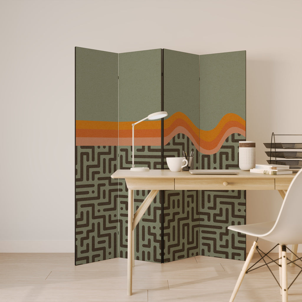 SIMPLE SOLUTIONS Dekorativer 4-teiliger Raumteiler