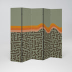 SIMPLE SOLUTIONS Dekorativer Paravent - 5-teilig