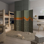 SIMPLE SOLUTIONS Dekorativer Paravent - 5-teilig