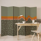 SIMPLE SOLUTIONS Dekorativer Paravent - 6-teilig
