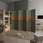 SIMPLE SOLUTIONS Dekorativer Paravent - 6-teilig