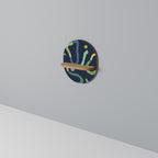 CONTRAST DANCE Ovales Kunstregal in Eiche-Optik