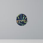 CONTRAST DANCE Ovales Kunstregal in Eiche-Optik