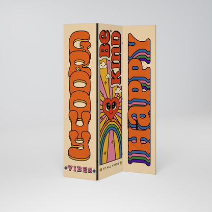GROOVY POSTERS 3-teiliger Paravent