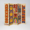 GROOVY POSTERS Dekorativer Paravent - 5-teilig