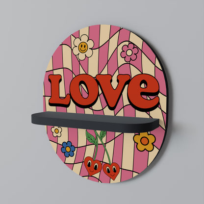 ROCKING LOVE Dekoratives Wandregal