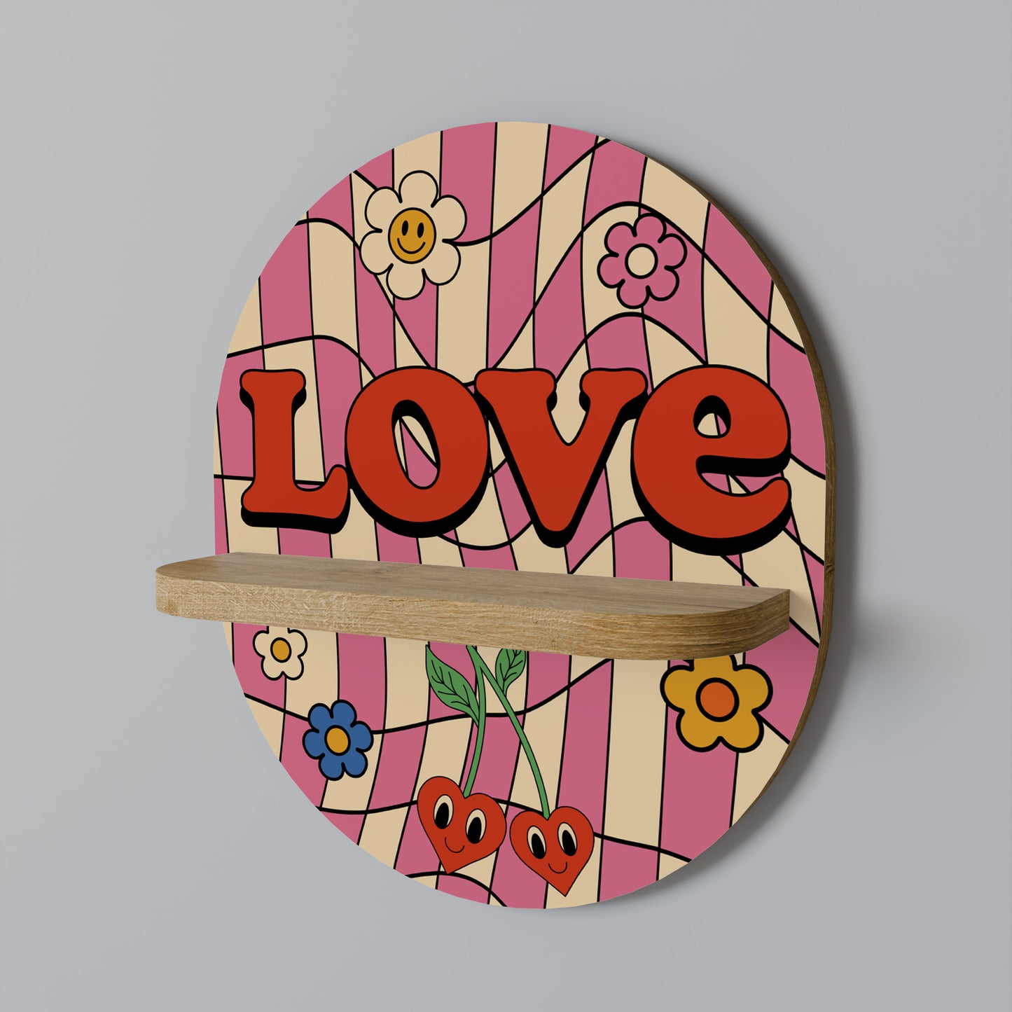 ROCKING LOVE Dekoratives Wandregal